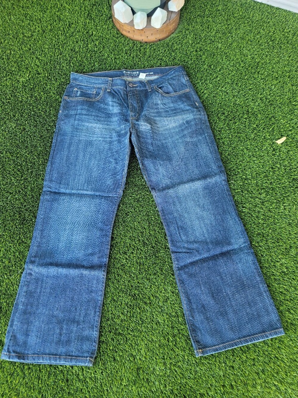 Sonoma Life + Style Men's Jeans 36x30 Dark Wash Boot Cut Classic Denim